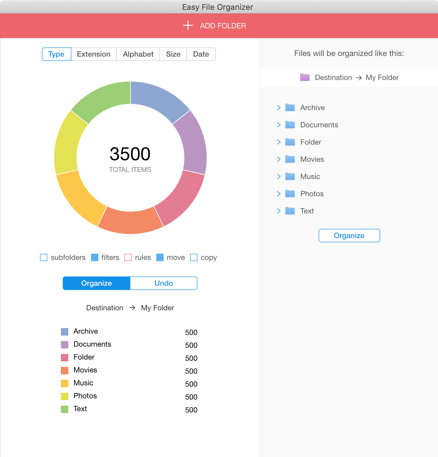 Easy File Organizer